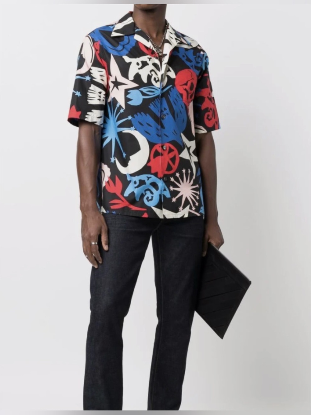 Alexander Mcqueen Papercut Graphic Shirt